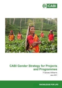 Front cover of CABI Gender strategy for projects